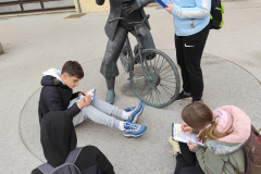 Šestošolci odkrivali skrivnosti Celja